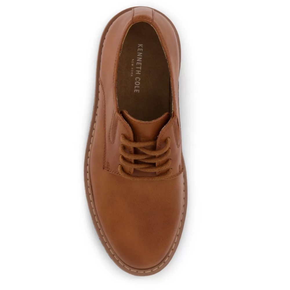 Kenneth Cole Toddler Cognac Leather Shoes size 5